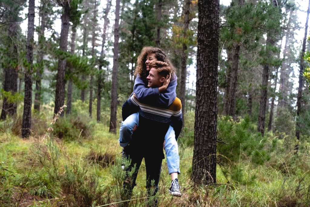 Freunde im Wald